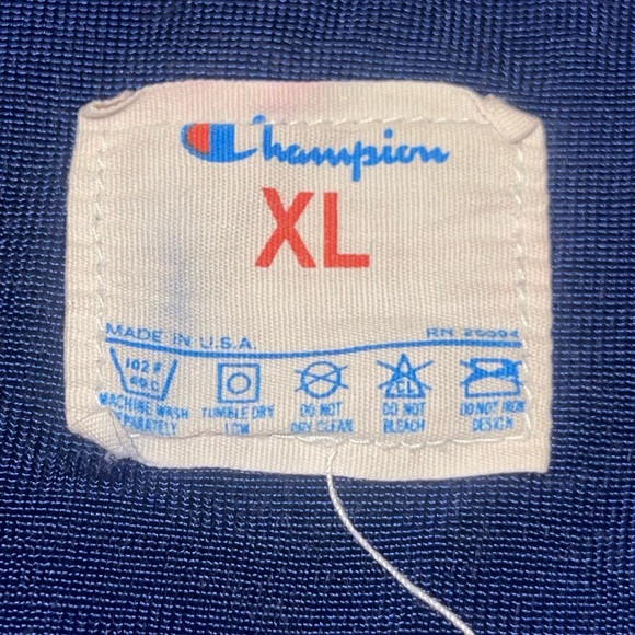 Vintage 70s Champion XL Delaware Football Jersey T-Shirt USA - Picture 9 of 9